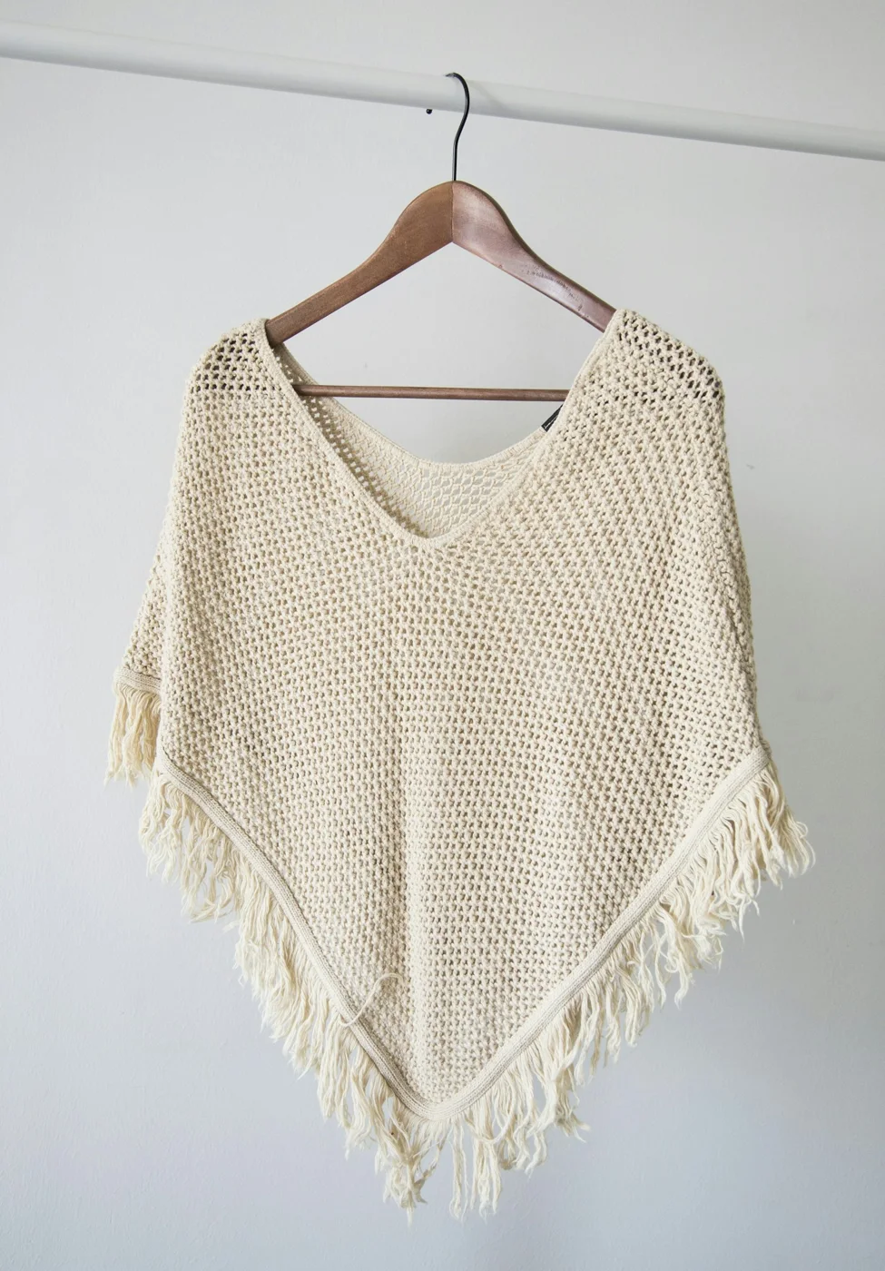 Textured knitwear folded and arranged